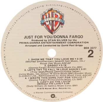 LP Donna Fargo: Just For You