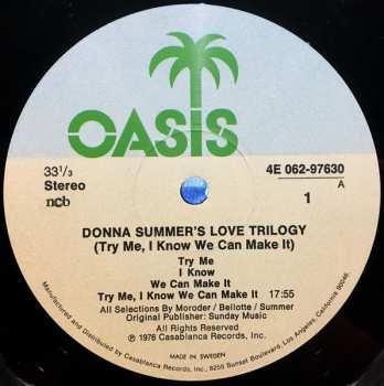 LP Donna Summer: A Love Trilogy