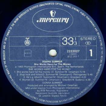 LP Donna Summer: She Works Hard For The Money