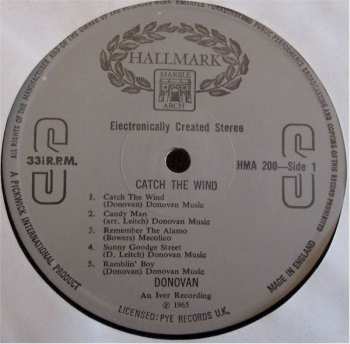 LP Donovan: Catch The Wind