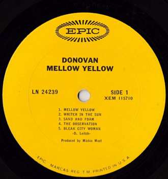 LP Donovan: Mellow Yellow