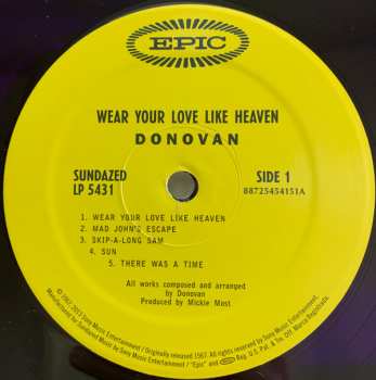 LP Donovan: Wear Your Love Like Heaven CLR