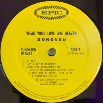 LP Donovan: Wear Your Love Like Heaven CLR