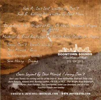 SP Don't: Love Lost / Killing Me