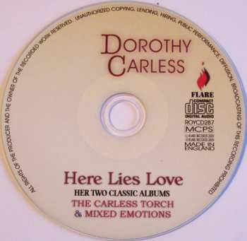 CD Dorothy Carless: Here Lies Love