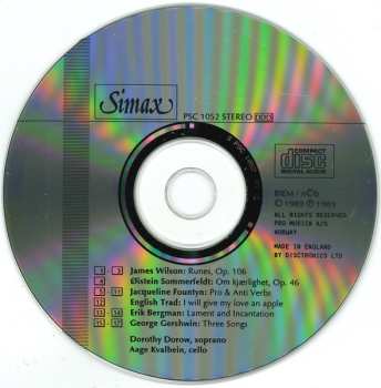 CD Dorothy Dorow: Contemporary Music For Soprano And Cello