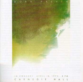 CD Dory Previn: Live At Carnegie Hall