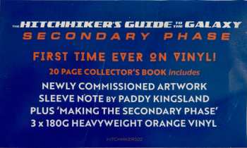 3LP Douglas Adams: The Hitchhiker's Guide To The Galaxy Secondary Phase CLR
