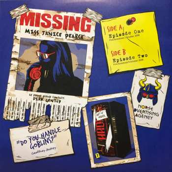 3LP Douglas Adams: Dirk Gently's Holistic Detective Agency: The Long Dark Tea-Time  Of The Soul CLR