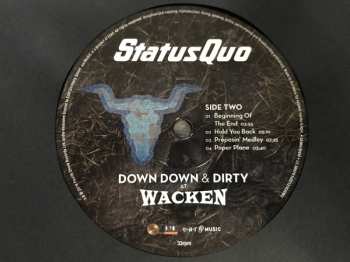 2LP/DVD Status Quo: Down Down & Dirty At Wacken LTD