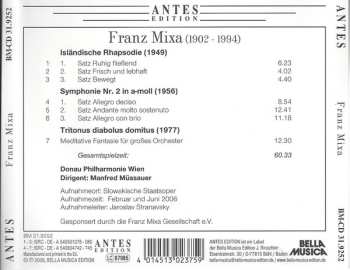 CD Manfred Müssauer: Isländische Rhapsodie • Symphonie Nr. 2 In A-moll • Tritonus Diabolus Domitus