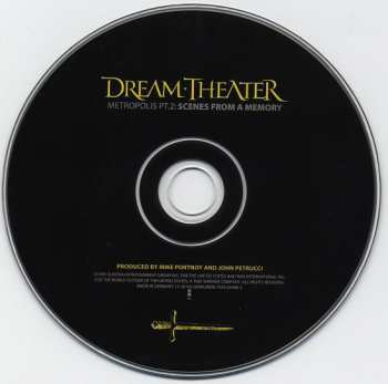 CD Dream Theater: Metropolis Pt. 2: Scenes From A Memory