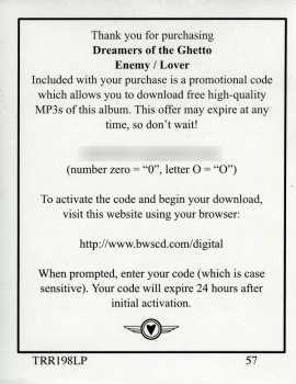 LP Dreamers Of The Ghetto: Enemy/Lover