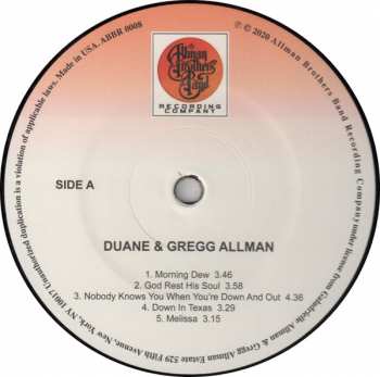 LP Duane & Greg Allman: Duane & Gregg Allman