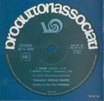 CD Duello Madre: Duello Madre