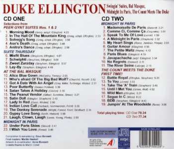 2CD Duke Ellington: 4 Albums: Swingin' Suites / Bal Masque / Midnight In Paris / The Count Meets The Duke