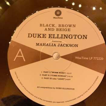LP Mahalia Jackson: Black, Brown And Beige LTD