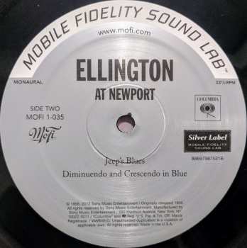 LP Duke Ellington And His Orchestra: Ellington At Newport LTD | NUM
