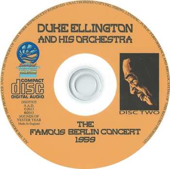 2CD Duke Ellington And His Orchestra: The Famous Berlin Concert 1959