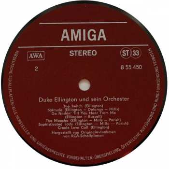 LP Duke Ellington And His Orchestra: Duke Ellington
