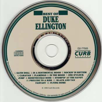 CD Duke Ellington: Best Of Duke Ellington