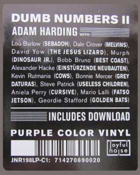 LP Dumb Numbers: Dumb Numbers II LTD | CLR
