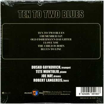 CD Dusko Goykovich: Ten To Two Blues DIGI