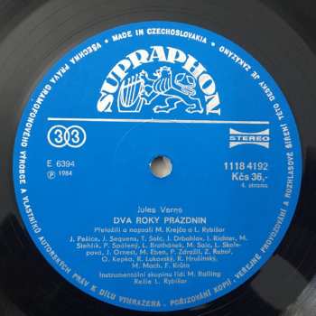 2LP Jules Verne: Dva Roky Prázdnin