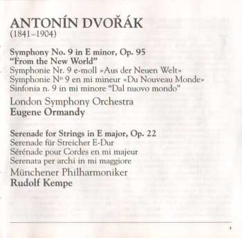 CD Antonín Dvořák: Symphony No. 9 "From The New World" • Serenade For Strings