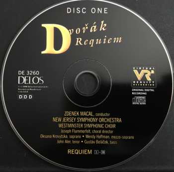 2CD Antonín Dvořák: Requiem / Symphony No. 9 "From The New World"
