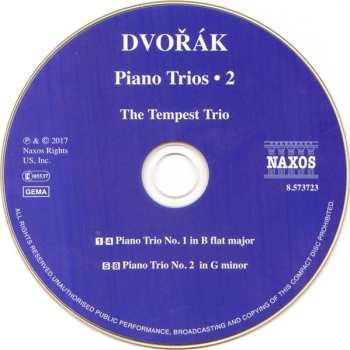 CD Antonín Dvořák: Piano Trios • 2