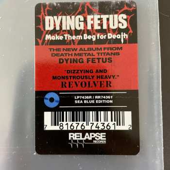LP Dying Fetus: Make Them Beg For Death CLR