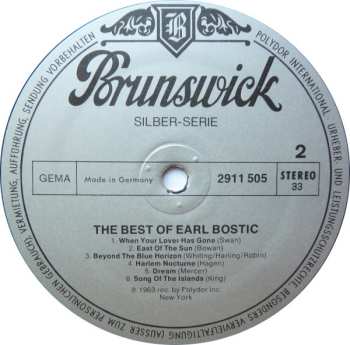 LP Earl Bostic: The Best Of Earl Bostic