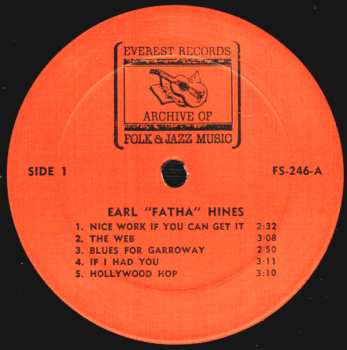 LP Earl Hines: Earl "Fatha" Hines