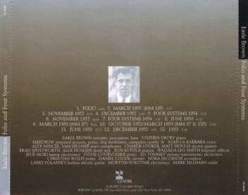 CD Earle Brown: Folio And Four Systems