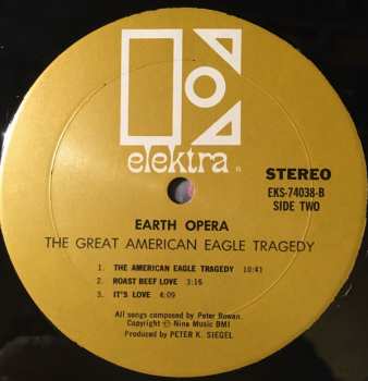 LP Earth Opera: The Great American Eagle Tragedy