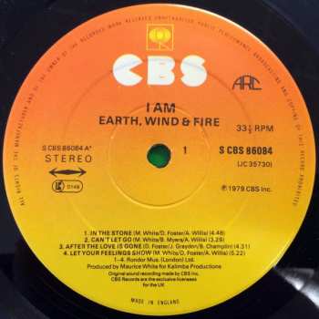 LP Earth, Wind & Fire: I Am