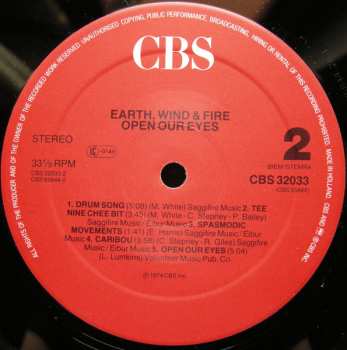 LP Earth, Wind & Fire: Open Our Eyes