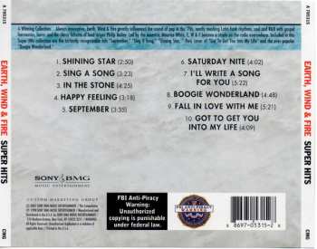 CD Earth, Wind & Fire: Super Hits