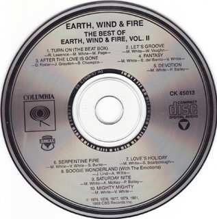 CD Earth, Wind & Fire: The Best Of Earth, Wind & Fire Vol. II