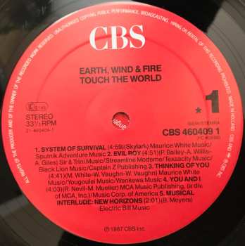 LP Earth, Wind & Fire: Touch The World