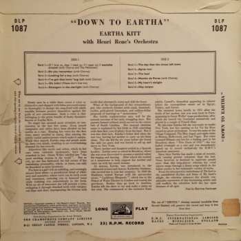 LP Eartha Kitt: Down To Eartha LTD | CLR