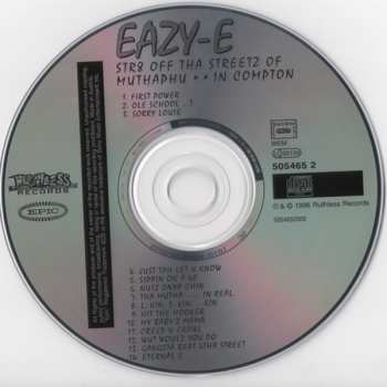 CD Eazy-E: Str8 Off Tha Streetz Of Muthaphukkin Compton