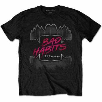Merch Ed Sheeran: Tričko Bad Habits 