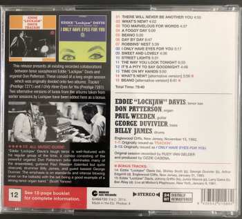 CD Eddie "Lockjaw" Davis: Don Patterson Quintet Complete Recordings