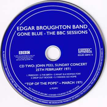 4CD/Box Set The Edgar Broughton Band: Gone Blue - The BBC Sessions