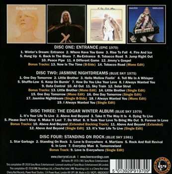 4CD/Box Set Edgar Winter: Tell Me In A Whisper: The Solo Albums 1970-1981