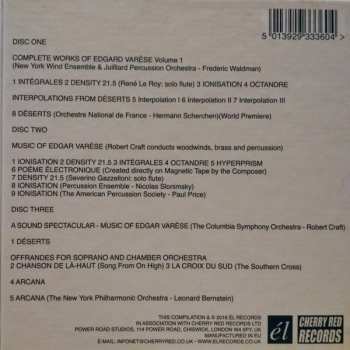 3CD/Box Set Edgard Varèse: Complete Works Of Edgard Varèse, Volume 1