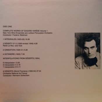 3CD/Box Set Edgard Varèse: Complete Works Of Edgard Varèse, Volume 1