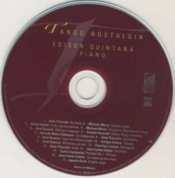 CD Edison Quintana: Tango Nostalgia